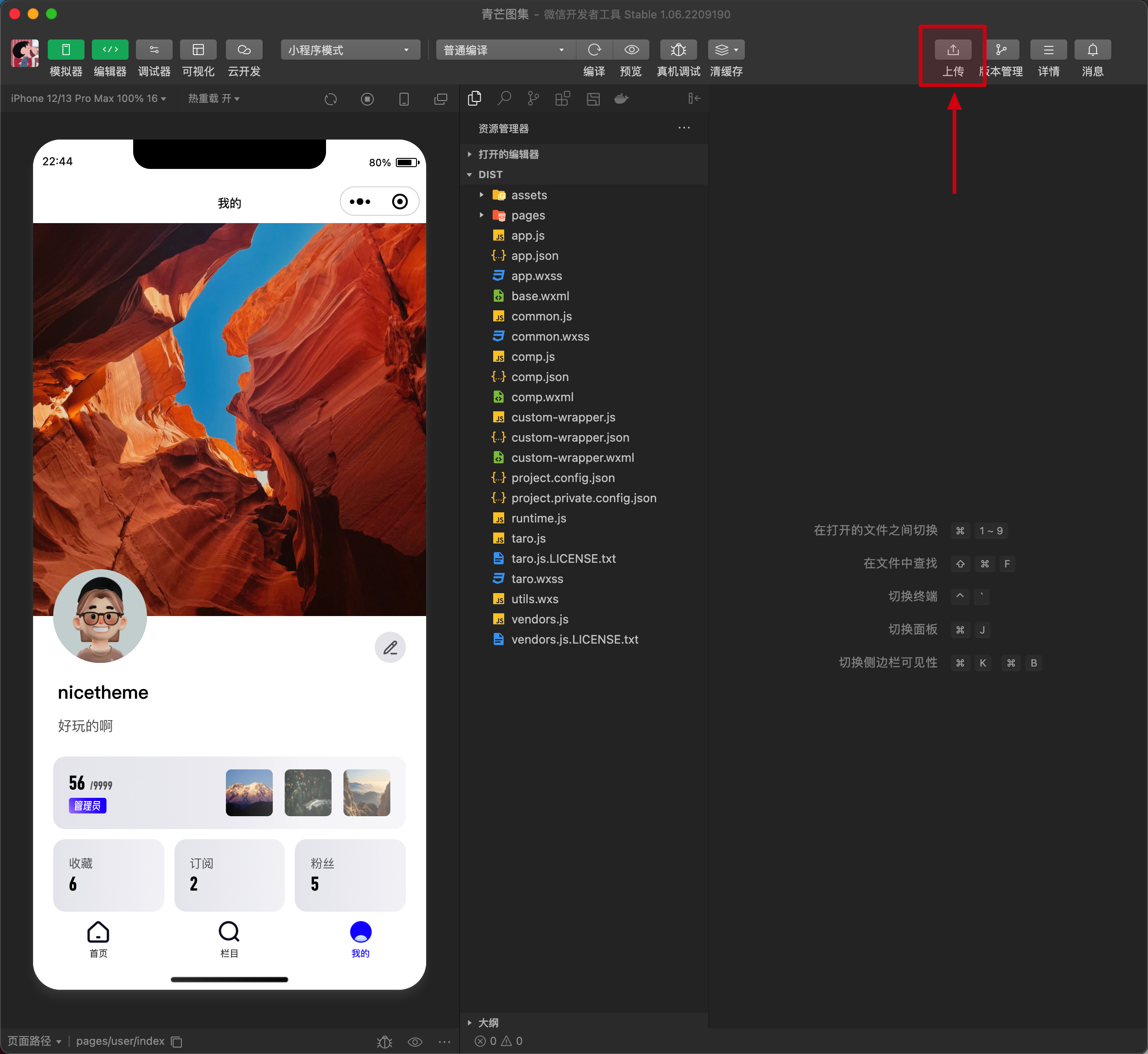 青芒图集小程序使用教程-WordPress主题_WordPress企业主题定制开发_nicetheme_奈思主题